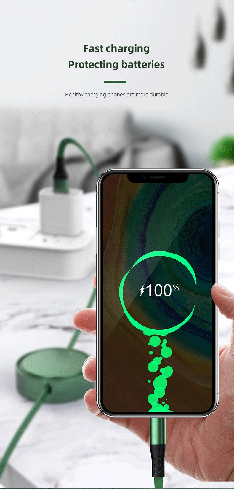 Car fast charging cable