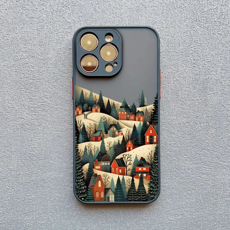 iPhone Winter Ski Village Phone Covers