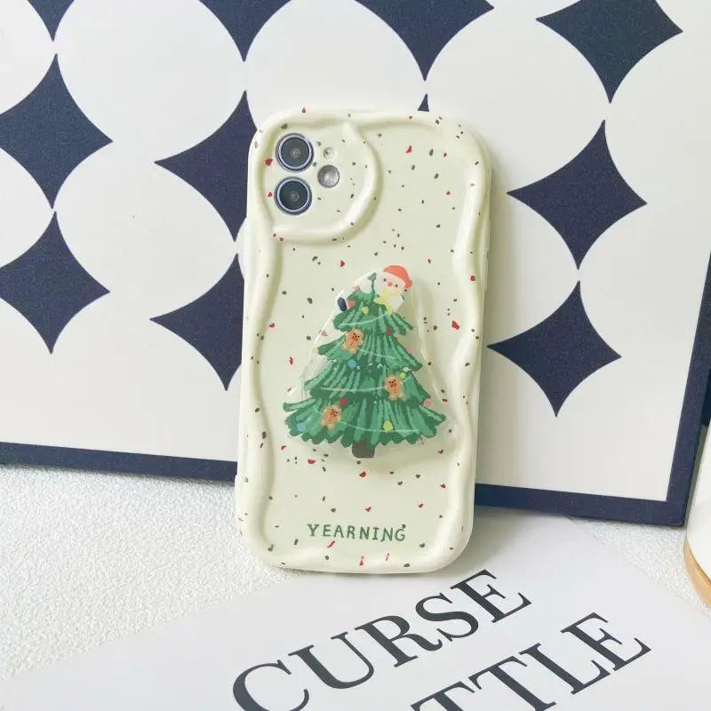 Xiaomi Redmi 3D Santa Claus Elk Christmas Tree  Back Cover