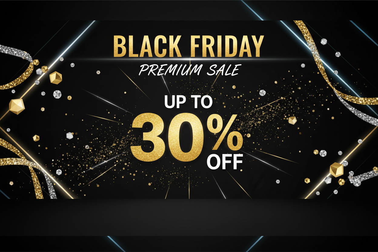 Black Friday Sparkle Banner